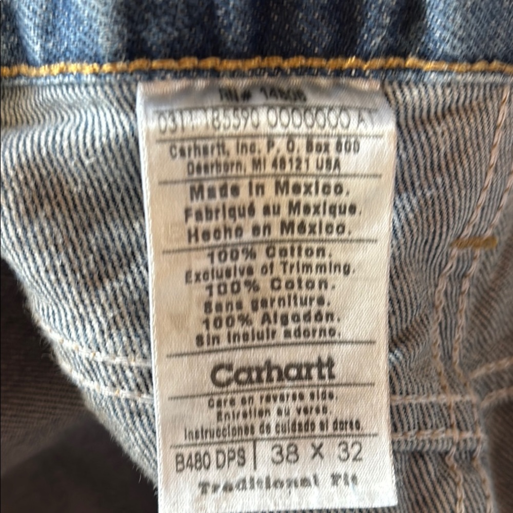 Carhartt Men's Blue Jeans